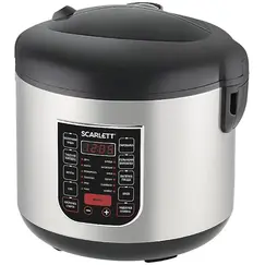 Multicooker (black) Power, W: 900, Number of programs: 22, Heating function: Yes, Program "Baking": Yes, Bowl volume, l: 5,Accessories included: Stirring spoon, measuring cup, steamerMulticooker (black) Power, W: 900, Number of programs: 22, Heating function: Yes, Program "Baking": Yes, Bowl volume, l: 5,Accessories included: Stirring spoon, measuring cup, steamerMulticooker (black) Power, W: 900, Number of programs: 22, Heating function: Yes, Program "Baking": Yes, Bowl volume, l: 5,Accessories included: Stirring spoon, measuring cup, steamer
