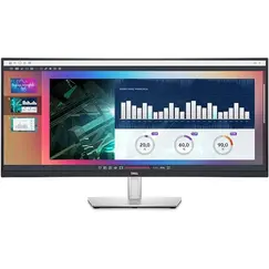მონიტორი Dell 210-BFOB P3424WEB 34, 34", Curved Monitor, WQHD, IPS, HDMI, USB, USB-C, DP, Silverმონიტორი Dell 210-BFOB P3424WEB 34, 34", Curved Monitor, WQHD, IPS, HDMI, USB, USB-C, DP, Silverმონიტორი Dell 210-BFOB P3424WEB 34, 34", Curved Monitor, WQHD, IPS, HDMI, USB, USB-C, DP, Silver