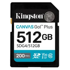 ფლეშ მეხსიერების ბარათი Kingston Canvas Go Plus 512GB SD Cardფლეშ მეხსიერების ბარათი Kingston Canvas Go Plus 512GB SD Cardფლეშ მეხსიერების ბარათი Kingston Canvas Go Plus 512GB SD Card