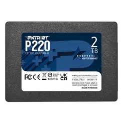 მყარი დისკი Patriot P220 2TB SSD SATA 3 2.5" - P220S2TB25მყარი დისკი Patriot P220 2TB SSD SATA 3 2.5" - P220S2TB25მყარი დისკი Patriot P220 2TB SSD SATA 3 2.5" - P220S2TB25