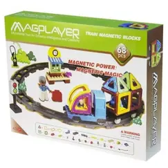 მაგნიტური კონსტრუქტორი Magplayer Designer magnetic Train 68 MPK-68მაგნიტური კონსტრუქტორი Magplayer Designer magnetic Train 68 MPK-68მაგნიტური კონსტრუქტორი Magplayer Designer magnetic Train 68 MPK-68