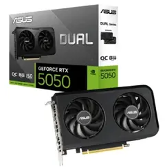 ვიდეო დაფა ASUS Graphic Card GeForce RTX 5050 8GB GDDR6 OC DUAL-RTX5050-O8Gვიდეო დაფა ASUS Graphic Card GeForce RTX 5050 8GB GDDR6 OC DUAL-RTX5050-O8Gვიდეო დაფა ASUS Graphic Card GeForce RTX 5050 8GB GDDR6 OC DUAL-RTX5050-O8G