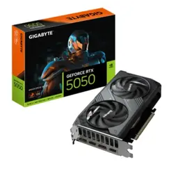 ვიდეო დაფა Gigabyte GeForce RTX5050 WINDFORCE OC 8GB 128-Bit GDDR6 - GV-N5050WF2OC-8GDვიდეო დაფა Gigabyte GeForce RTX5050 WINDFORCE OC 8GB 128-Bit GDDR6 - GV-N5050WF2OC-8GDვიდეო დაფა Gigabyte GeForce RTX5050 WINDFORCE OC 8GB 128-Bit GDDR6 - GV-N5050WF2OC-8GD