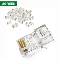 კონექტორი UGREEN (50246) NW110 RJ45 Network Connector for UTP Cat5 100pcsკონექტორი UGREEN (50246) NW110 RJ45 Network Connector for UTP Cat5 100pcsკონექტორი UGREEN (50246) NW110 RJ45 Network Connector for UTP Cat5 100pcs