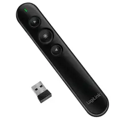 პრეზენტერი Logilink ID0190 Wireless Presenter, 2.4 GHz, Laser Pointerპრეზენტერი Logilink ID0190 Wireless Presenter, 2.4 GHz, Laser Pointerპრეზენტერი Logilink ID0190 Wireless Presenter, 2.4 GHz, Laser Pointer