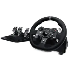 კომპიუტერული საჭე და პედლები LOGITECH G920 Driving Force Racing Wheel - PC/XB - BLACK - USBკომპიუტერული საჭე და პედლები LOGITECH G920 Driving Force Racing Wheel - PC/XB - BLACK - USBკომპიუტერული საჭე და პედლები LOGITECH G920 Driving Force Racing Wheel - PC/XB - BLACK - USB