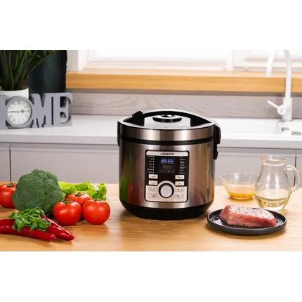 მულტისახარში Ardesto multicooker, 860W, bowl-5l, electronic control, recipes book, iron/plastic, silver, 2 imageმულტისახარში Ardesto multicooker, 860W, bowl-5l, electronic control, recipes book, iron/plastic, silver, 2 imageმულტისახარში Ardesto multicooker, 860W, bowl-5l, electronic control, recipes book, iron/plastic, silver, 2 image