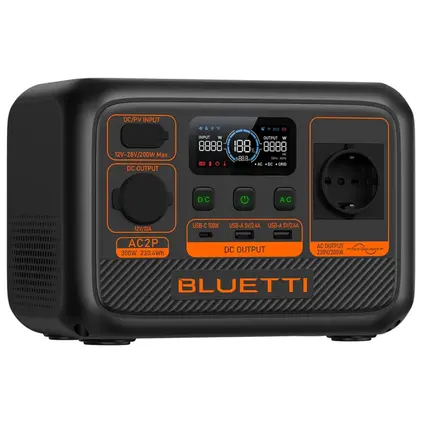 ელექტრო სადგური Bluetti AC2P, 230,4Wh, USB-C, USB-A, Power Station, Black, 2 imageელექტრო სადგური Bluetti AC2P, 230,4Wh, USB-C, USB-A, Power Station, Black, 2 imageელექტრო სადგური Bluetti AC2P, 230,4Wh, USB-C, USB-A, Power Station, Black, 2 image
