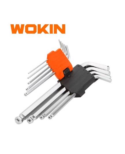ექვსკუთხა სახრახნისის ნაკრები Wokin 207609, 9Pcs BALL POINT EXTRA-LONG ARM HEX KEY SET, Silver/Black - ISARI.store ყველაზე დაბალ ფასად ,ექვსკუთხა სახრახნისის ნაკრები Wokin 207609, 9Pcs BALL POINT EXTRA-LONG ARM HEX KEY SET, Silver/Black - ISARI.store ,ექვსკუთხა სახრახნისის ნაკრები Wokin 207609, 9Pcs BALL POINT EXTRA-LONG ARM HEX KEY SET, Silver/Black - ISARI.store შეიძინე ყველაზე დაბალ ფასად ,