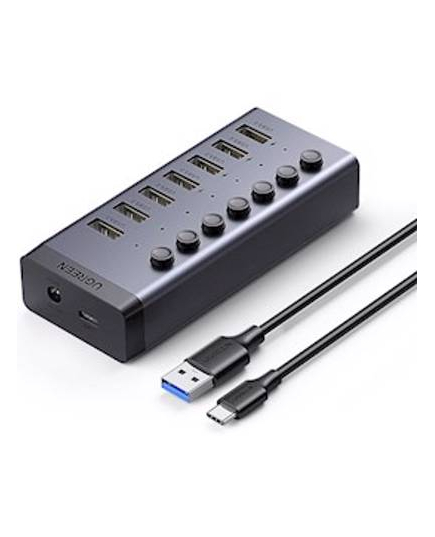 USB ჰაბი UGREEN CM481 (90307) USB 3.0 Hub With 7 Ports USB-A 12V 2A, Gray - ISARI.store ყველაზე დაბალ ფასად ,USB ჰაბი UGREEN CM481 (90307) USB 3.0 Hub With 7 Ports USB-A 12V 2A, Gray - ISARI.store ,USB ჰაბი UGREEN CM481 (90307) USB 3.0 Hub With 7 Ports USB-A 12V 2A, Gray - ISARI.store შეიძინე ყველაზე დაბალ ფასად ,