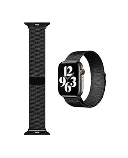 Smart watch strap WiWU Minalo stainless steel Watch Band 42-44MM (255mm) Black - ISARI.store at the lowest price,Smart watch strap WiWU Minalo stainless steel Watch Band 42-44MM (255mm) Black - ISARI.store ,Smart watch strap WiWU Minalo stainless steel Watch Band 42-44MM (255mm) Black - ISARI.store buy at the lowest price,