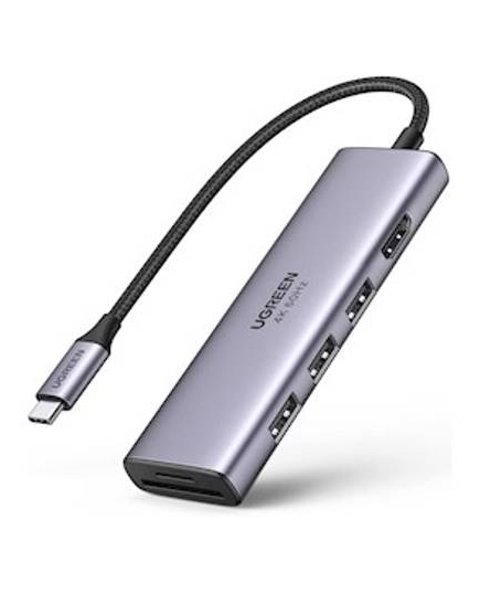 USB-C ჰაბი UGREEN CM511 (60383) 6-in1 Multifunction Type-C USB-C Adapter, 3xUSB3.0, HDMI, SD/TF, Silver - ISARI.store at the lowest price,USB-C ჰაბი UGREEN CM511 (60383) 6-in1 Multifunction Type-C USB-C Adapter, 3xUSB3.0, HDMI, SD/TF, Silver - ISARI.store ,USB-C ჰაბი UGREEN CM511 (60383) 6-in1 Multifunction Type-C USB-C Adapter, 3xUSB3.0, HDMI, SD/TF, Silver - ISARI.store buy at the lowest price,