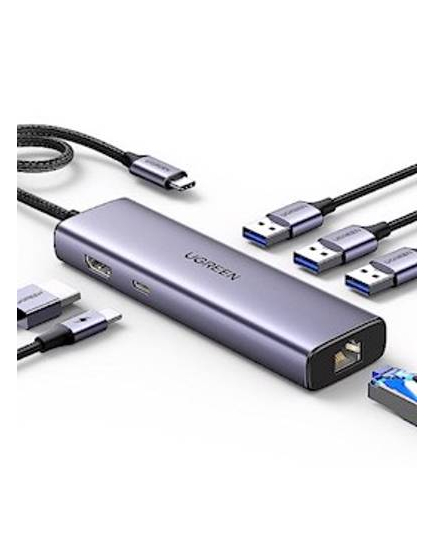 USB-C ჰაბი UGREEN CM512 (15598), Type-C, USB, HDMI, Lan, PD, Hub, Grey - ISARI.store at the lowest price,USB-C ჰაბი UGREEN CM512 (15598), Type-C, USB, HDMI, Lan, PD, Hub, Grey - ISARI.store ,USB-C ჰაბი UGREEN CM512 (15598), Type-C, USB, HDMI, Lan, PD, Hub, Grey - ISARI.store buy at the lowest price,