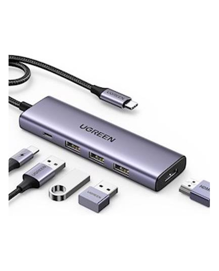 USB ჰაბი UGREEN CM511 (15596), USB, USB-C, HDMI, Hub, Gray - ISARI.store ყველაზე დაბალ ფასად ,USB ჰაბი UGREEN CM511 (15596), USB, USB-C, HDMI, Hub, Gray - ISARI.store ,USB ჰაბი UGREEN CM511 (15596), USB, USB-C, HDMI, Hub, Gray - ISARI.store შეიძინე ყველაზე დაბალ ფასად ,