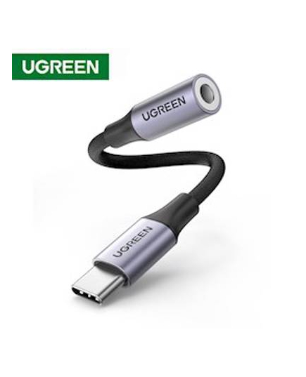 UGREEN (80154) USB-C to 3.5mm M/F Cable Aluminum Shell with Braided 10cm (Space Gray) - ISARI.store at the lowest price,UGREEN (80154) USB-C to 3.5mm M/F Cable Aluminum Shell with Braided 10cm (Space Gray) - ISARI.store ,UGREEN (80154) USB-C to 3.5mm M/F Cable Aluminum Shell with Braided 10cm (Space Gray) - ISARI.store buy at the lowest price,