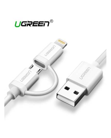 USB კაბელი UGREEN US178 (20876) USB 2.0 to Micro USB+Lightning (2 in 1) Data Cable 1M - ISARI.store at the lowest price,USB კაბელი UGREEN US178 (20876) USB 2.0 to Micro USB+Lightning (2 in 1) Data Cable 1M - ISARI.store ,USB კაბელი UGREEN US178 (20876) USB 2.0 to Micro USB+Lightning (2 in 1) Data Cable 1M - ISARI.store buy at the lowest price,