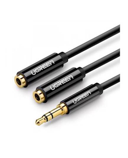 UGREEN 20816 3.5mm Male to 2 Female Audio Cable 25cm (Black) - ISARI.store ყველაზე დაბალ ფასად ,UGREEN 20816 3.5mm Male to 2 Female Audio Cable 25cm (Black) - ISARI.store ,UGREEN 20816 3.5mm Male to 2 Female Audio Cable 25cm (Black) - ISARI.store შეიძინე ყველაზე დაბალ ფასად ,