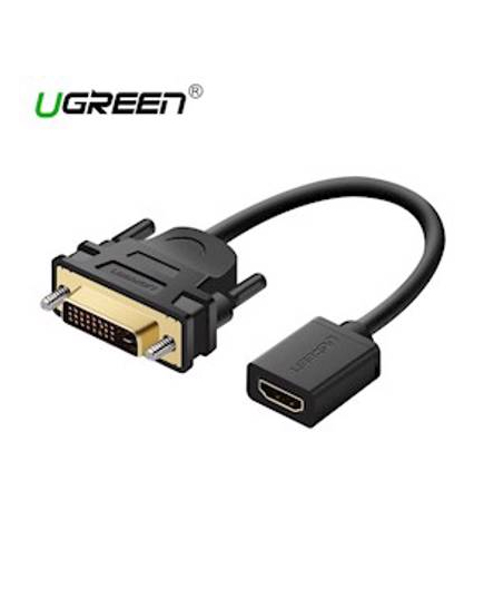 ადაპტერი UGREEN 20118 DVI Male to HDMI Female Adapter Cable 22cm (Black) DVI TO HDMI - ISARI.store at the lowest price,ადაპტერი UGREEN 20118 DVI Male to HDMI Female Adapter Cable 22cm (Black) DVI TO HDMI - ISARI.store ,ადაპტერი UGREEN 20118 DVI Male to HDMI Female Adapter Cable 22cm (Black) DVI TO HDMI - ISARI.store buy at the lowest price,