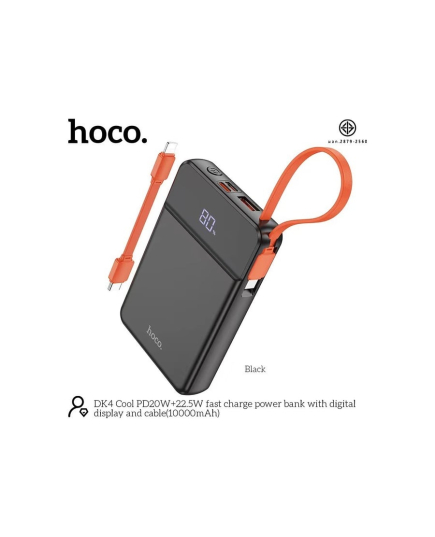 Portable Charger HOCO 10000mah DK4 PD20W - Black - ISARI.store at the lowest price,Portable Charger HOCO 10000mah DK4 PD20W - Black - ISARI.store ,Portable Charger HOCO 10000mah DK4 PD20W - Black - ISARI.store buy at the lowest price,