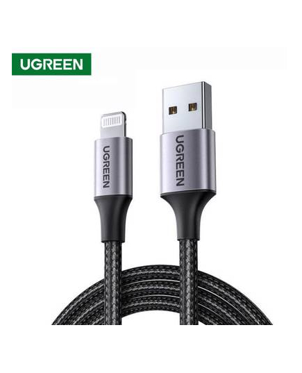 USB კაბელი UGREEN US291 (60157) USB 2.0 A to Apple Lightning Cable Nickel Plating Aluminum Braid 1.5m (Black) - ISARI.store at the lowest price,USB კაბელი UGREEN US291 (60157) USB 2.0 A to Apple Lightning Cable Nickel Plating Aluminum Braid 1.5m (Black) - ISARI.store ,USB კაბელი UGREEN US291 (60157) USB 2.0 A to Apple Lightning Cable Nickel Plating Aluminum Braid 1.5m (Black) - ISARI.store buy at the lowest price,