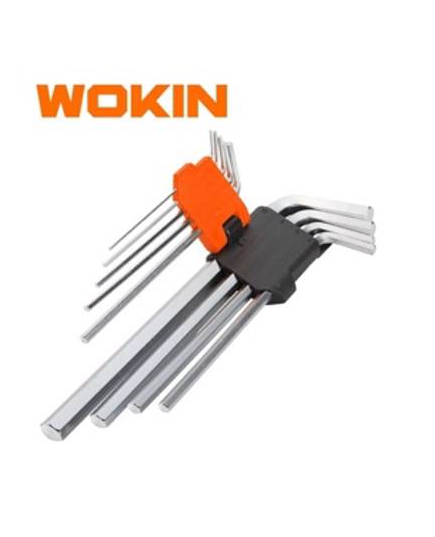 ექვსკუთხა სახრახნისის ნაკრები Wokin 207309, 9Pcs, Extra Long Arm Hex Key Set, Silver - ISARI.store at the lowest price,ექვსკუთხა სახრახნისის ნაკრები Wokin 207309, 9Pcs, Extra Long Arm Hex Key Set, Silver - ISARI.store ,ექვსკუთხა სახრახნისის ნაკრები Wokin 207309, 9Pcs, Extra Long Arm Hex Key Set, Silver - ISARI.store buy at the lowest price,