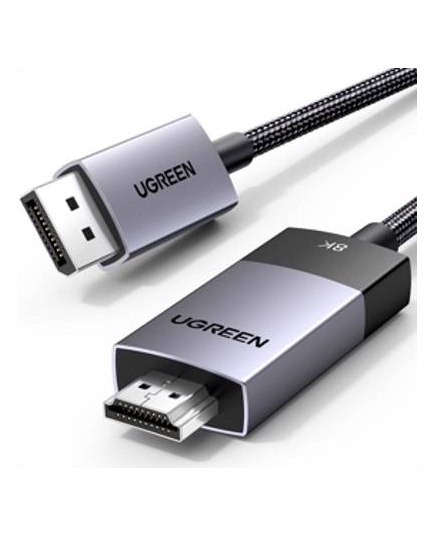 ვიდეო კაბელი UGREEN DP115 (80397), 8K, DisplayPort to HDMI, 2m, Grey - ISARI.store at the lowest price,ვიდეო კაბელი UGREEN DP115 (80397), 8K, DisplayPort to HDMI, 2m, Grey - ISARI.store ,ვიდეო კაბელი UGREEN DP115 (80397), 8K, DisplayPort to HDMI, 2m, Grey - ISARI.store buy at the lowest price,