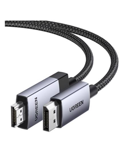 ვიდეო კაბელი UGREEN DP119 (15774), 4K, DisplayPort to HDMI, 2m, Grey/Black - ISARI.store at the lowest price,ვიდეო კაბელი UGREEN DP119 (15774), 4K, DisplayPort to HDMI, 2m, Grey/Black - ISARI.store ,ვიდეო კაბელი UGREEN DP119 (15774), 4K, DisplayPort to HDMI, 2m, Grey/Black - ISARI.store buy at the lowest price,