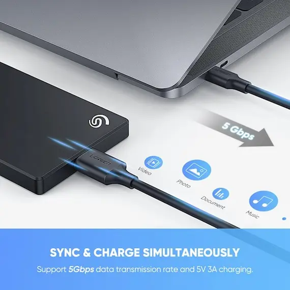 Micro-B USB Cable UGREEN US312 (20103) Type-c to Micro B USB 3.0 to USB-C Cable 1M, 9 imageMicro-B USB Cable UGREEN US312 (20103) Type-c to Micro B USB 3.0 to USB-C Cable 1M, 9 imageMicro-B USB Cable UGREEN US312 (20103) Type-c to Micro B USB 3.0 to USB-C Cable 1M, 9 image