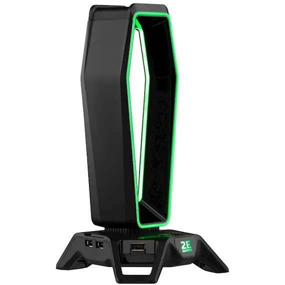 Headphone Stand 2E 2E-GST330UB Gaming 3in1 GST330 Headset Stand, RGB, USB, Black, 2 imageHeadphone Stand 2E 2E-GST330UB Gaming 3in1 GST330 Headset Stand, RGB, USB, Black, 2 imageHeadphone Stand 2E 2E-GST330UB Gaming 3in1 GST330 Headset Stand, RGB, USB, Black, 2 image