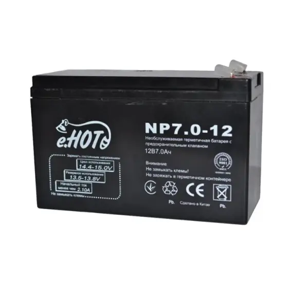Battery ENOT NP7.0-12 battery 12V 7AhBattery ENOT NP7.0-12 battery 12V 7AhBattery ENOT NP7.0-12 battery 12V 7Ah