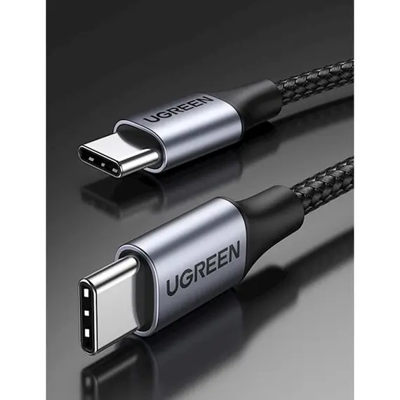 USB cable UGREEN US316 (70427) USB Type-C to Type-C 100W PD Fast Charging Cable, 1m, Black, 2 imageUSB cable UGREEN US316 (70427) USB Type-C to Type-C 100W PD Fast Charging Cable, 1m, Black, 2 imageUSB cable UGREEN US316 (70427) USB Type-C to Type-C 100W PD Fast Charging Cable, 1m, Black, 2 image