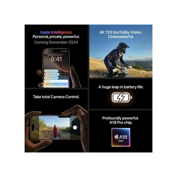 მობილური ტელეფონი Apple iPhone 16 Pro Max 256GB Black Titanium, 9 imageმობილური ტელეფონი Apple iPhone 16 Pro Max 256GB Black Titanium, 9 imageმობილური ტელეფონი Apple iPhone 16 Pro Max 256GB Black Titanium, 9 image