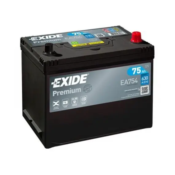 აკუმულატორი Exide PR EA754 75 ა*ს JIS R+აკუმულატორი Exide PR EA754 75 ა*ს JIS R+აკუმულატორი Exide PR EA754 75 ა*ს JIS R+