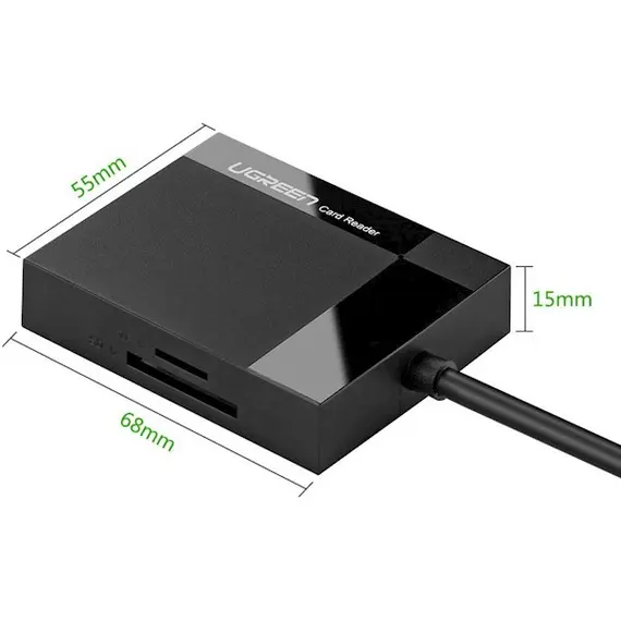 ბარათის წამკითხველი UGREEN CR125 (30333) USB 3.0 All-in-One Card Reader 0.5M, 7 imageბარათის წამკითხველი UGREEN CR125 (30333) USB 3.0 All-in-One Card Reader 0.5M, 7 imageბარათის წამკითხველი UGREEN CR125 (30333) USB 3.0 All-in-One Card Reader 0.5M, 7 image