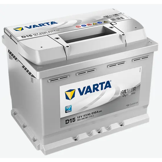აკუმულატორი VARTA SIL D15 63 ა*ს R+აკუმულატორი VARTA SIL D15 63 ა*ს R+აკუმულატორი VARTA SIL D15 63 ა*ს R+