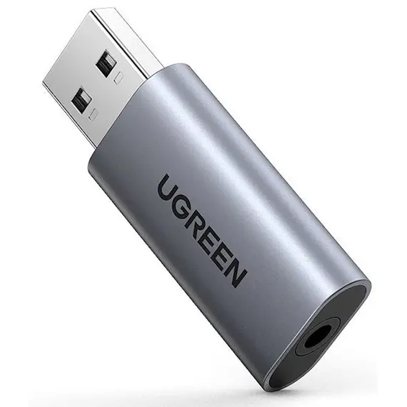 USB ხმის ბარათი UGREEN USB 2.0 to 3.5mm Audio Adapter (CM383) 80864USB ხმის ბარათი UGREEN USB 2.0 to 3.5mm Audio Adapter (CM383) 80864USB ხმის ბარათი UGREEN USB 2.0 to 3.5mm Audio Adapter (CM383) 80864