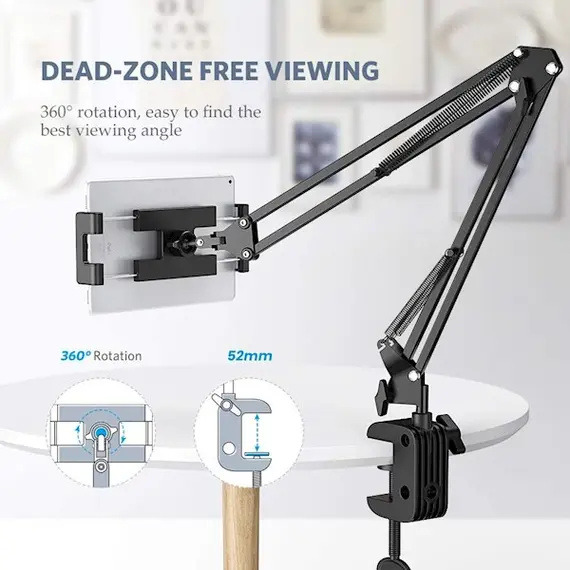 Universal mobile phone holder UGREEN LP142 (50394) Black, 3 imageUniversal mobile phone holder UGREEN LP142 (50394) Black, 3 imageUniversal mobile phone holder UGREEN LP142 (50394) Black, 3 image