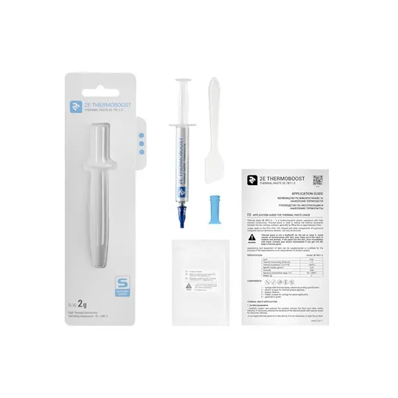 თერმო პასტა 2E 2E-TB11-2 Thermal Paste Thermoboost Supreme, 4 imageთერმო პასტა 2E 2E-TB11-2 Thermal Paste Thermoboost Supreme, 4 imageთერმო პასტა 2E 2E-TB11-2 Thermal Paste Thermoboost Supreme, 4 image
