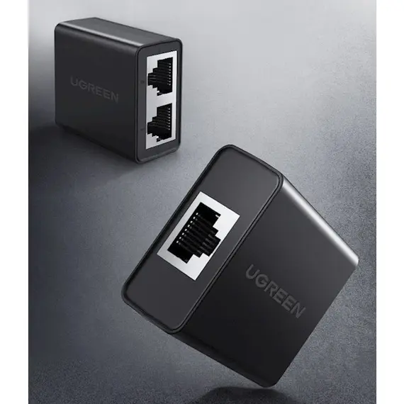 RJ45 Adapter UGREEN CM210 (50923) RJ45 Splitter Adapter, 2 Pack, Black, 2 imageRJ45 Adapter UGREEN CM210 (50923) RJ45 Splitter Adapter, 2 Pack, Black, 2 imageRJ45 Adapter UGREEN CM210 (50923) RJ45 Splitter Adapter, 2 Pack, Black, 2 image