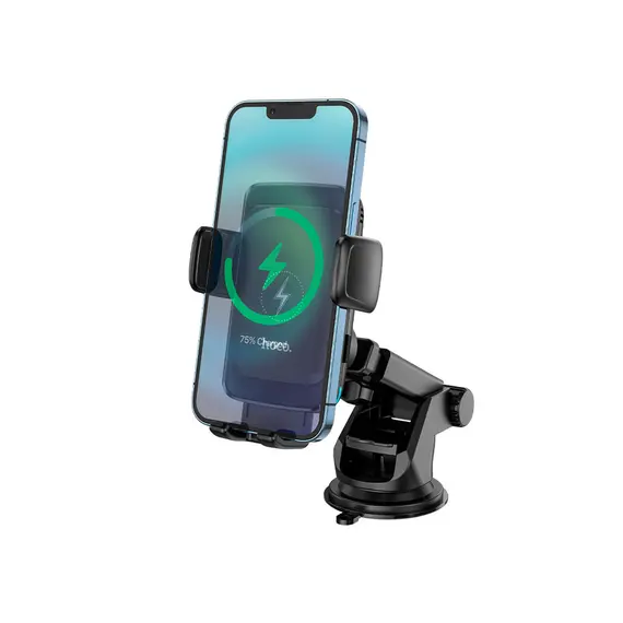 Hoco S35 Smart alignment wireless charging car holder Black, 3 imageHoco S35 Smart alignment wireless charging car holder Black, 3 imageHoco S35 Smart alignment wireless charging car holder Black, 3 image