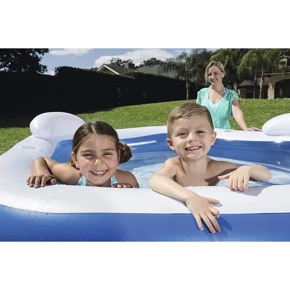 Inflatable pool Bestway Pentagon Vinyl Family Fun Pool 2.13mx2.06mx69cm 54153, 4 imageInflatable pool Bestway Pentagon Vinyl Family Fun Pool 2.13mx2.06mx69cm 54153, 4 imageInflatable pool Bestway Pentagon Vinyl Family Fun Pool 2.13mx2.06mx69cm 54153, 4 image