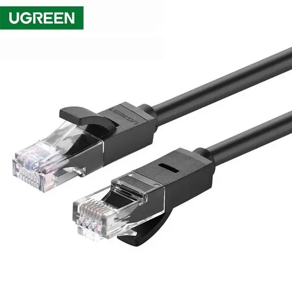 ქსელის კაბელი UGREEN NW102 (60545) Cat 6 Patch Cord UTP Lan Cable 1.5m (Black)ქსელის კაბელი UGREEN NW102 (60545) Cat 6 Patch Cord UTP Lan Cable 1.5m (Black)ქსელის კაბელი UGREEN NW102 (60545) Cat 6 Patch Cord UTP Lan Cable 1.5m (Black)
