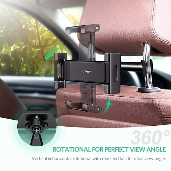 პლანშეტის დამჭერი UGREEN LP160 (60108) Car Headrest Mount Holder, Black, 3 imageპლანშეტის დამჭერი UGREEN LP160 (60108) Car Headrest Mount Holder, Black, 3 imageპლანშეტის დამჭერი UGREEN LP160 (60108) Car Headrest Mount Holder, Black, 3 image
