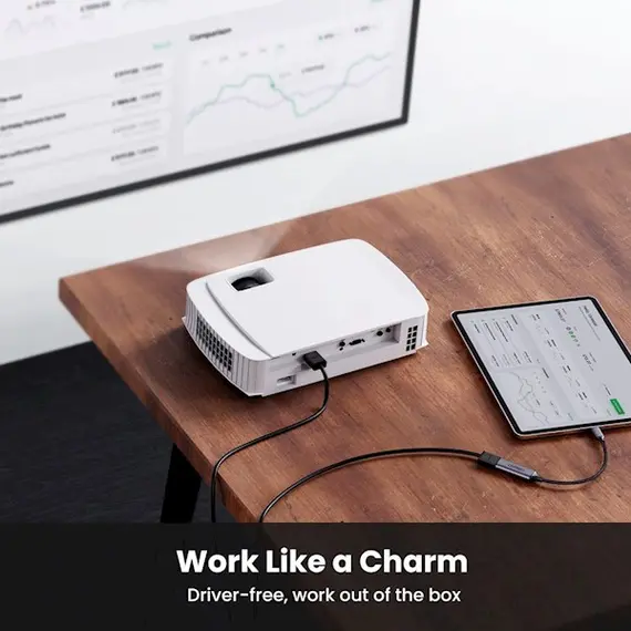 USB ადაპტერი UGREEN 70444 USB Type C to HDMI 2.0 4K@60 Hz Thunderbolt 3 Convertor for MacBook / PC gray, 3 imageUSB ადაპტერი UGREEN 70444 USB Type C to HDMI 2.0 4K@60 Hz Thunderbolt 3 Convertor for MacBook / PC gray, 3 imageUSB ადაპტერი UGREEN 70444 USB Type C to HDMI 2.0 4K@60 Hz Thunderbolt 3 Convertor for MacBook / PC gray, 3 image