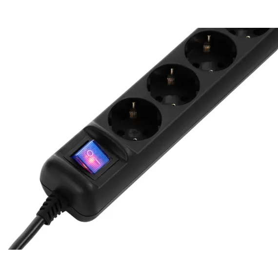 Power strip 2E Power strip 5XSchuko with switch, 3G*1.5мм, 1.5m, black, 4 imagePower strip 2E Power strip 5XSchuko with switch, 3G*1.5мм, 1.5m, black, 4 imagePower strip 2E Power strip 5XSchuko with switch, 3G*1.5мм, 1.5m, black, 4 image