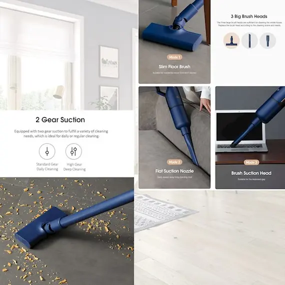 Vacuum cleaner deerma DX1000W Blue, 4 imageVacuum cleaner deerma DX1000W Blue, 4 imageVacuum cleaner deerma DX1000W Blue, 4 image