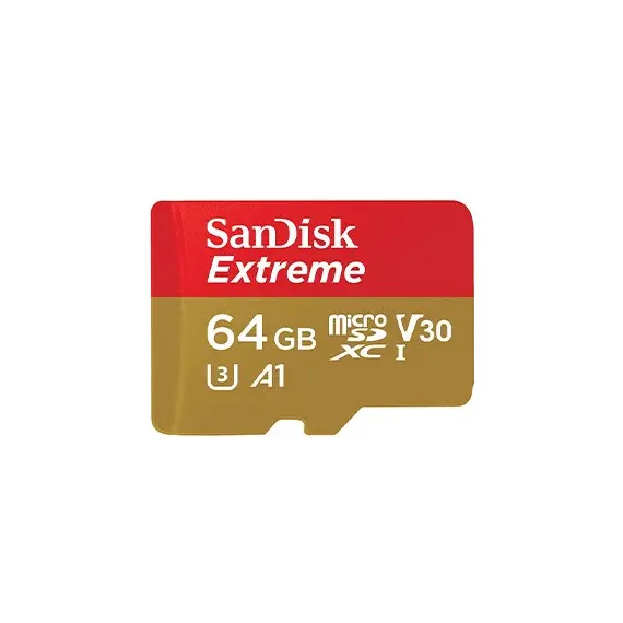 Memory card SanDisk 64GB Extreme MicroSD/XC UHS-I Card Up to 170MB/s/C V30/4K/A2 SDSQXAH-064G-GN6MNMemory card SanDisk 64GB Extreme MicroSD/XC UHS-I Card Up to 170MB/s/C V30/4K/A2 SDSQXAH-064G-GN6MNMemory card SanDisk 64GB Extreme MicroSD/XC UHS-I Card Up to 170MB/s/C V30/4K/A2 SDSQXAH-064G-GN6MN