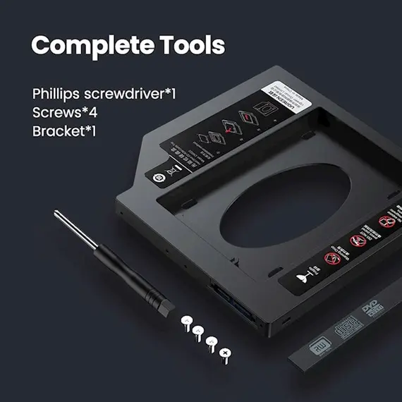 Hard Disk Case UGREEN CM322 (70657) SATA Hard Disk Drive Caddy Tray, 4 imageHard Disk Case UGREEN CM322 (70657) SATA Hard Disk Drive Caddy Tray, 4 imageHard Disk Case UGREEN CM322 (70657) SATA Hard Disk Drive Caddy Tray, 4 image