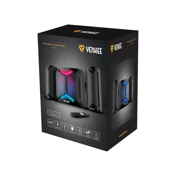 Speaker YENKEE YSP 2105 PC Speakers 2.1 50W, 3 imageSpeaker YENKEE YSP 2105 PC Speakers 2.1 50W, 3 imageSpeaker YENKEE YSP 2105 PC Speakers 2.1 50W, 3 image