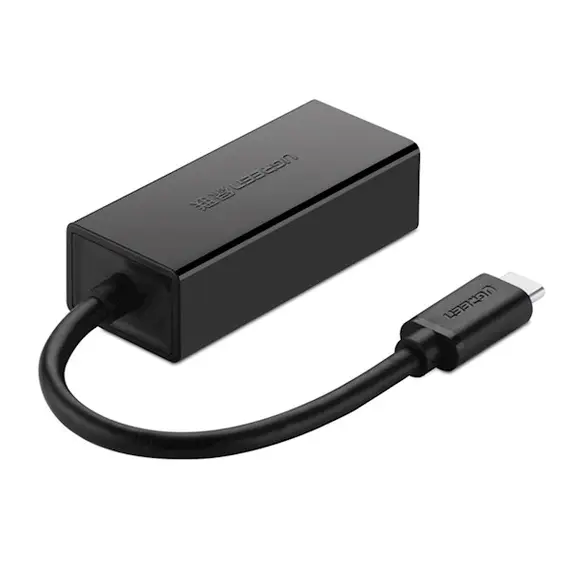 ლან ადაპტერი UGREEN 30287 USB 2.0 Type C 10/100Mbps Ethernet Adapter 110mm (Black)ლან ადაპტერი UGREEN 30287 USB 2.0 Type C 10/100Mbps Ethernet Adapter 110mm (Black)ლან ადაპტერი UGREEN 30287 USB 2.0 Type C 10/100Mbps Ethernet Adapter 110mm (Black)